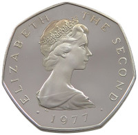 ISLE OF MAN 50 PENCE 1977  #alb032 0093 - Isle Of Man