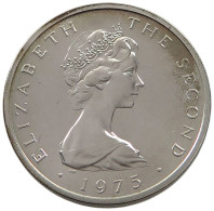 ISLE OF MAN 10 PENCE 1975 SILVER #alb032 0105 - Eiland Man