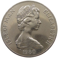 ISLE OF MAN CROWN 1980 Elizabeth II. (1952-2022) #a096 0261 - Île De  Man