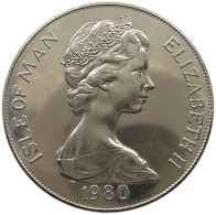 ISLE OF MAN CROWN 1980 Elizabeth II. (1952-2022) #a096 0259 - Isla Man