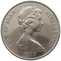 ISLE OF MAN CROWN 1977 Elizabeth II. (1952-2022) #a042 0315 - Eiland Man