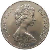 ISLE OF MAN CROWN 1980 Elizabeth II. (1952-2022) #a026 0393 - Isle Of Man
