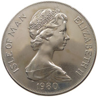 ISLE OF MAN CROWN 1980 Elizabeth II. (1952-2022) #a026 0399 - Île De  Man