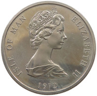 ISLE OF MAN 25 PENCE 1972 Elizabeth II. (1952-2022) #a026 0369 - Isla Man
