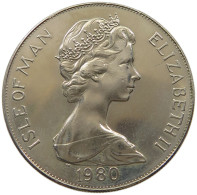 ISLE OF MAN CROWN 1980 Elizabeth II. (1952-2022) #a026 0389 - Isla Man