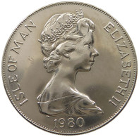 ISLE OF MAN CROWN 1980 Elizabeth II. (1952-2022) #a026 0387 - Isle Of Man