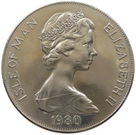 ISLE OF MAN CROWN 1980 Elizabeth II. (1952-2022) #a026 0359 - Île De  Man