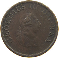 IRELAND 1/2 PENNY 1805 GEORGE III. 1760-1820 #a050 0663 - Irlande