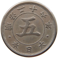 JAPAN 5 SEN 26 1893  #c048 0111 - Japon