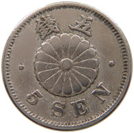 JAPAN 5 SEN 24 1891  #a050 0153 - Japon