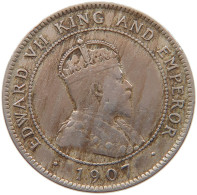 JAMAICA PENNY 1907 Edward VII., 1901 - 1910 #t162 0533 - Jamaica