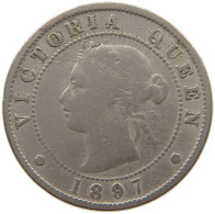 JAMAICA 1/2 PENNY 1897 Victoria 1837-1901 #a089 0477 - Giamaica