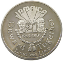 JAMAICA DOLLAR 1983 RARE #alb044 0105 - Jamaica