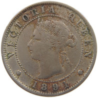 JAMAICA 1/2 PENNY 1891 Victoria 1837-1901 #a088 0313 - Jamaica