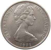 NEW ZEALAND 20 CENTS 1971 Elizabeth II. (1952-2022) #a054 0011 - New Zealand