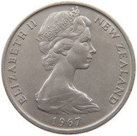 NEW ZEALAND 20 CENTS 1967 Elizabeth II. (1952-2022) #a053 0879 - New Zealand