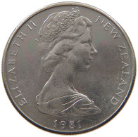 NEW ZEALAND 5 CENTS 1981 Elizabeth II. (1952-2022) #a053 0789 - New Zealand