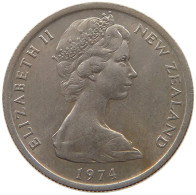 NEW ZEALAND 5 CENTS 1974 Elizabeth II. (1952-2022) #a053 0785 - New Zealand