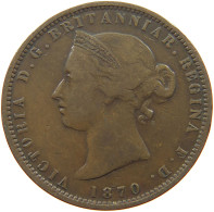 JERSEY 1/13 SHILLING 1870 Victoria 1837-1901 #s075 0681 - Jersey