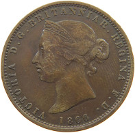 JERSEY 1/13 SHILLING 1866 Victoria 1837-1901 #s075 0675 - Jersey