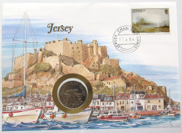 JERSEY STATIONERY 10 PENCE 1988 Elizabeth II. (1952-2022) #bs18 0061 - Jersey