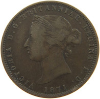 JERSEY 1/13 SHILLING 1871 Victoria 1837-1901 #a084 0179 - Jersey