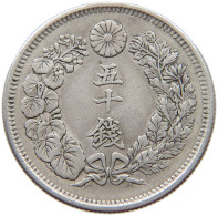 JAPAN 50 SEN 1909 42  #t142 0079 - Japan