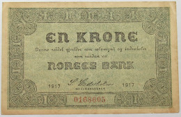 NORWAY KRONE 1917  #alb016 0593 - Norvège