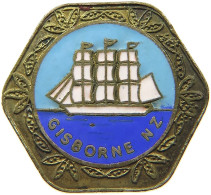 NEW ZEALAND MEDAL  GISBORNE #sm02 0255 - Nieuw-Zeeland