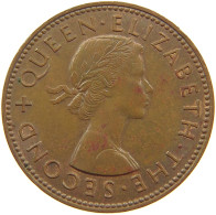 NEW ZEALAND 1/2 PENNY 1960 Elizabeth II. (1952-2022) #s076 0205 - Nieuw-Zeeland