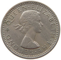 NEW ZEALAND 6 PENCE 1957 Elizabeth II. (1952-2022) #s070 0495 - Nieuw-Zeeland