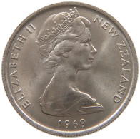 NEW ZEALAND 5 CENTS 1969 Elizabeth II. (1952-2022) #s065 0613 - Nieuw-Zeeland