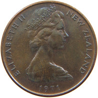 NEW ZEALAND 2 CENTS 1971 Elizabeth II. (1952-2022) #s062 0205 - Nouvelle-Zélande