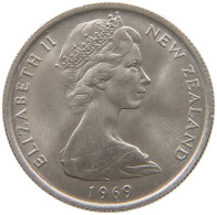 NEW ZEALAND 5 CENTS 1969 Elizabeth II. (1952-2022) #s061 0505 - Nouvelle-Zélande