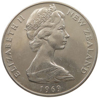 NEW ZEALAND DOLLAR 1969 Elizabeth II. (1952-2022) #s061 0241 - New Zealand