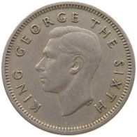 NEW ZEALAND 6 PENCE 1951 George VI. (1936-1952) #s040 0483 - New Zealand
