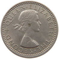 NEW ZEALAND 6 PENCE 1960 Elizabeth II. (1952-2022) #s040 0563 - Nouvelle-Zélande