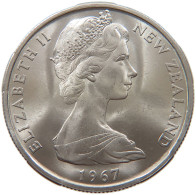 NEW ZEALAND 50 CENTS 1967 Elizabeth II. (1952-2022) #s024 0389 - Nouvelle-Zélande