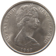 NEW ZEALAND 5 CENTS 1967 Elizabeth II. (1952-2022) #s022 0065 - New Zealand