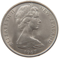 NEW ZEALAND 20 CENTS 1967 Elizabeth II. (1952-2022) #s019 0055 - Nouvelle-Zélande