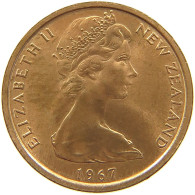 NEW ZEALAND CENT 1967 Elizabeth II. (1952-2022) #s021 0195 - Nouvelle-Zélande