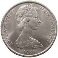 NEW ZEALAND 50 CENTS 1967 Elizabeth II. (1952-2022) #s019 0021 - New Zealand