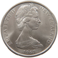 NEW ZEALAND 50 CENTS 1967 Elizabeth II. (1952-2022) #s019 0021 - Nouvelle-Zélande