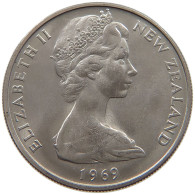 NEW ZEALAND 10 CENTS 1969 Elizabeth II. (1952-2022) #c078 0027 - Nouvelle-Zélande