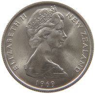 NEW ZEALAND 5 CENTS 1969 Elizabeth II. (1952-2022) #c078 0271 - Nueva Zelanda