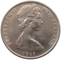 NEW ZEALAND 20 CENTS 1969 Elizabeth II. (1952-2022) #c042 0263 - Nueva Zelanda