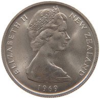 NEW ZEALAND 5 CENTS 1969 Elizabeth II. (1952-2022) #c032 0787 - Nouvelle-Zélande