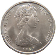 NEW ZEALAND 50 CENTS 1967 Elizabeth II. (1952-2022) #c008 0465 - Nueva Zelanda