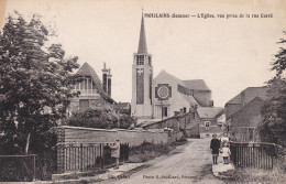 SOMME MOISLAINS L EGLISE VUE PRISE DE LA RUE CARRE - Moislains