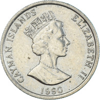 Monnaie, Îles Caïmans, 10 Cents, 1990 - Cayman (Isole)